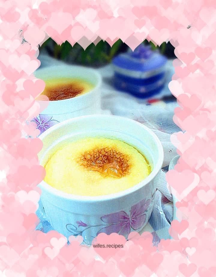 Creamy egg pudding