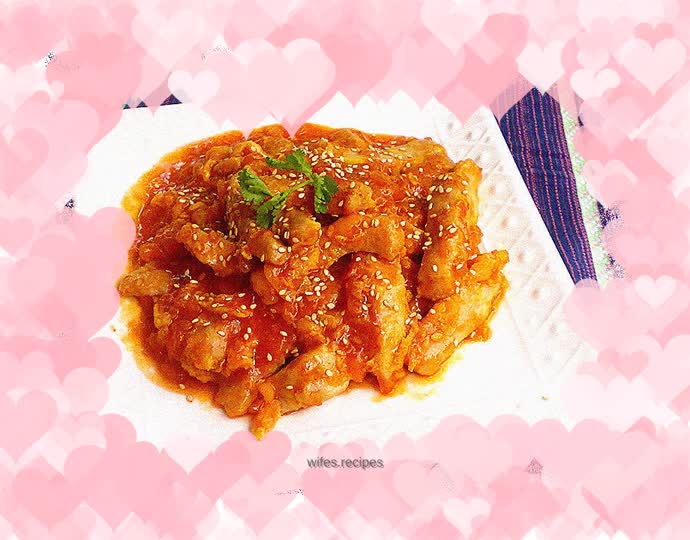 Braised Pork Fillet with Tomato Sauce