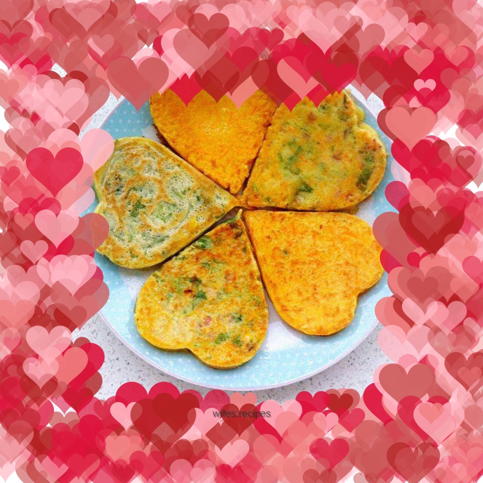 Mixed Vegetable Love Egg Pancake