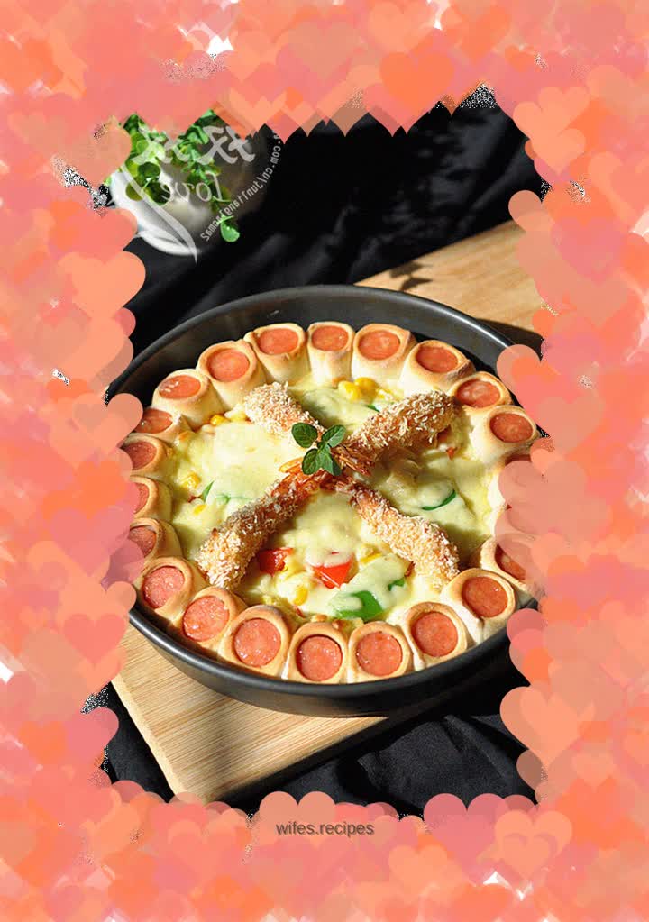 Crispy Shrimp Lace Pizza