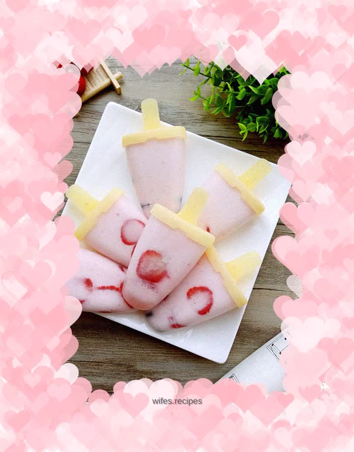 Fruit yogurt ice cream