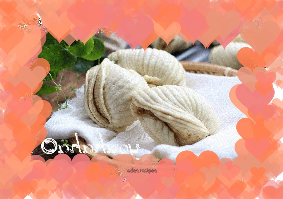 Salt and pepper shell flower roll