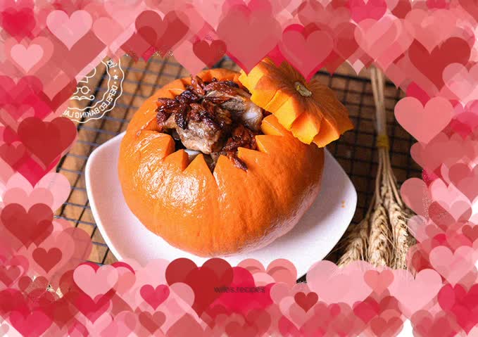 Pumpkin Steamed Pork Ribs