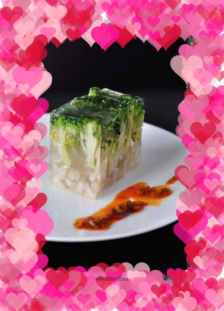 Vegetable crystal jelly