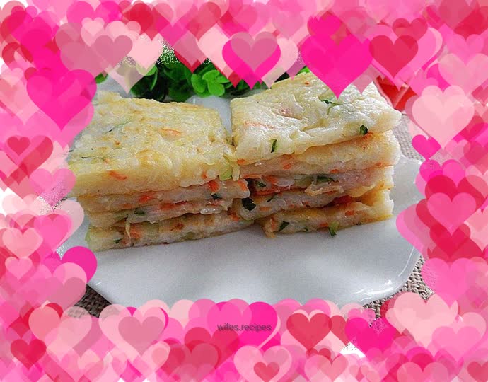 Vegetable rice cake