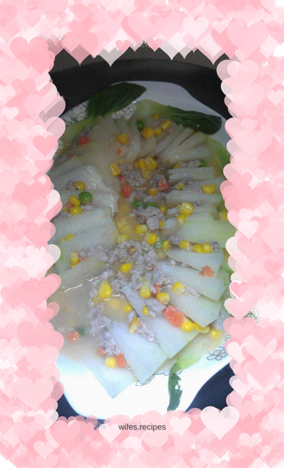 Colorful winter melon