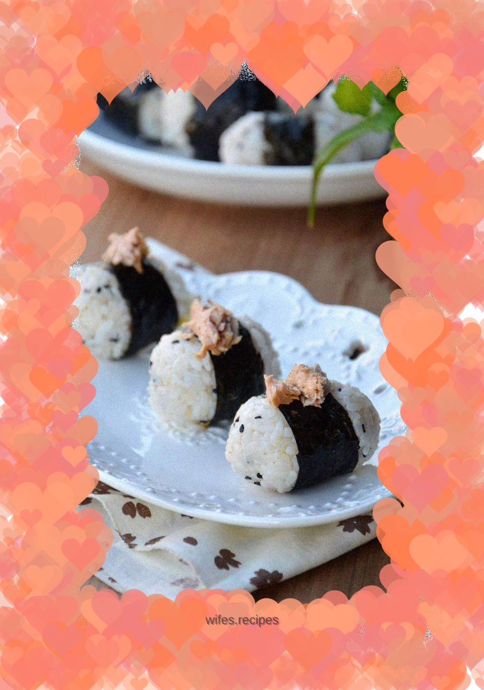 Tuna fruit rice ball