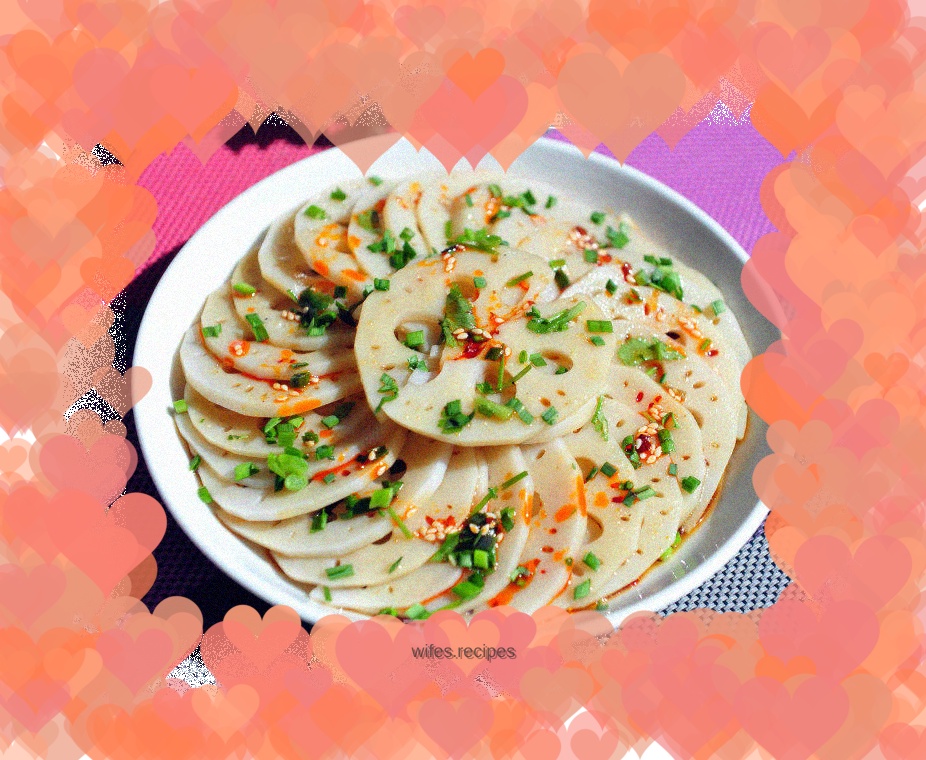 Hot and sour lotus root slices-the lotus root that Hubei people love to eat