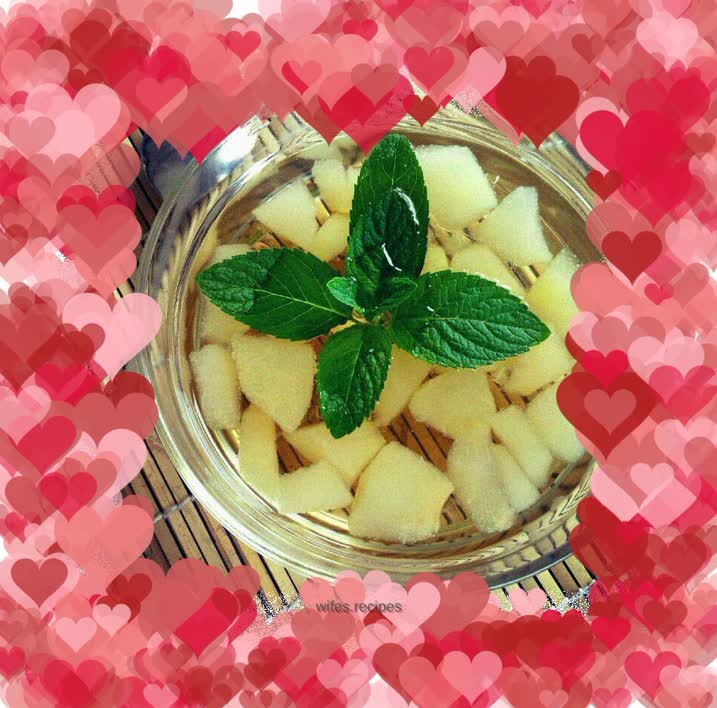 Rock sugar and pear water