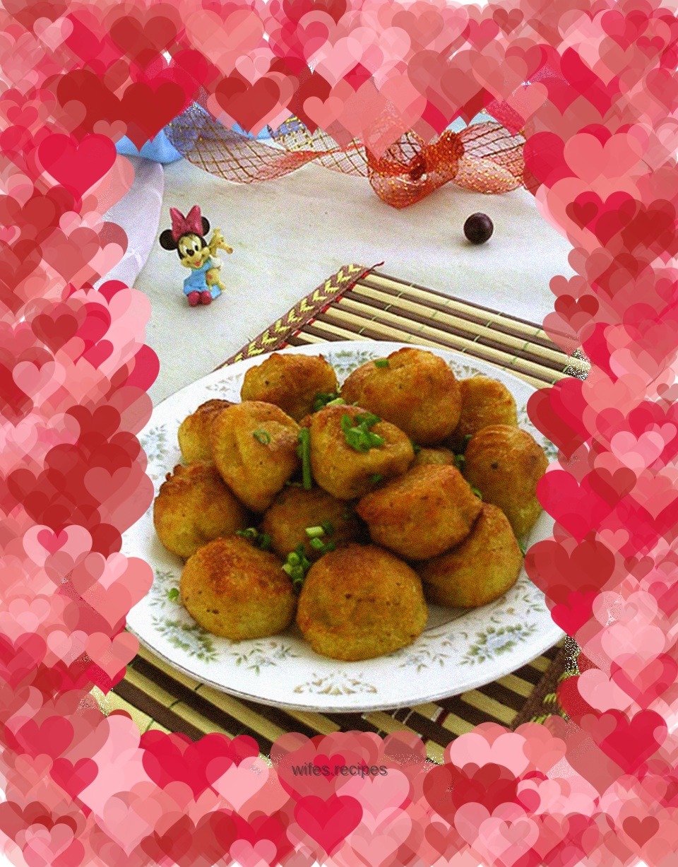 Fried potato balls