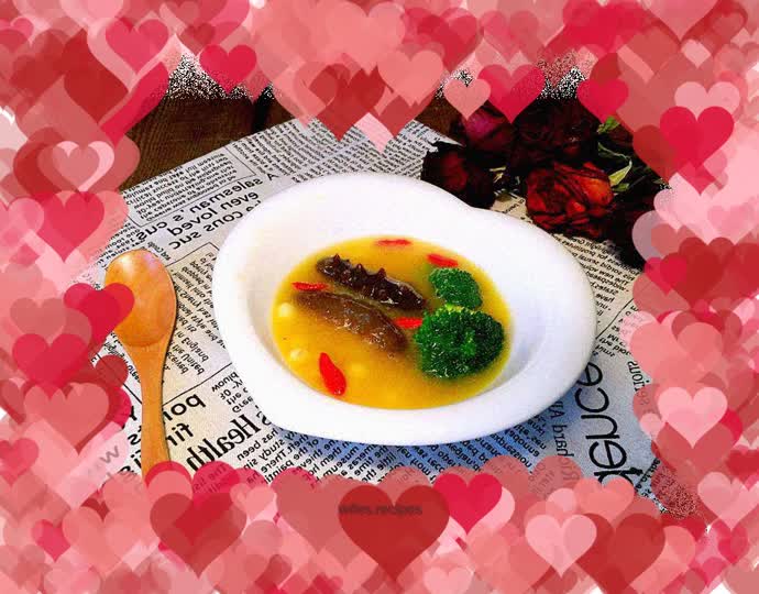 Golden soup sea cucumber