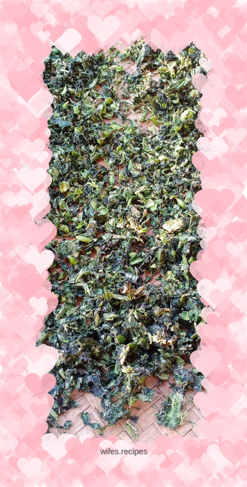 Dried mustard greens