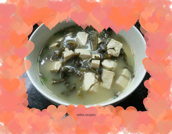 Sauerkraut, tofu and crucian carp soup