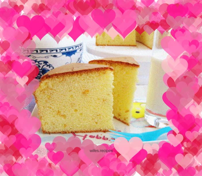 Orange chiffon cake
