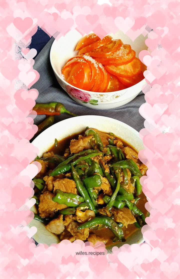 Stir-fried pork tenderloin with Hangzhou pepper