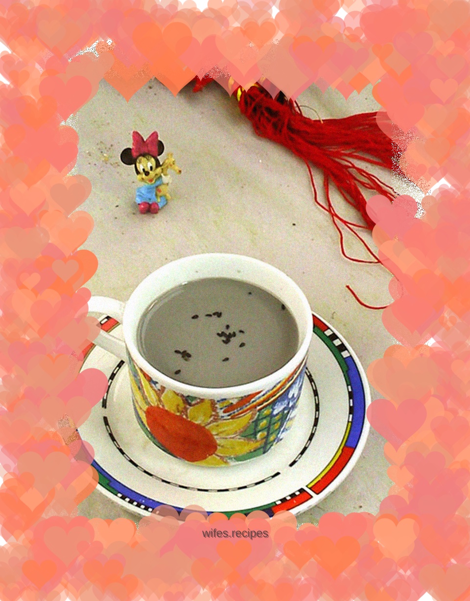 Sesame black soy milk