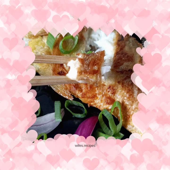 Pan-fried large yellow flowers