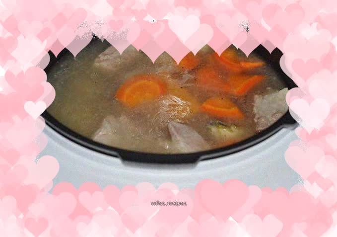 Vegetable Abalone and Spare Ribs Soup