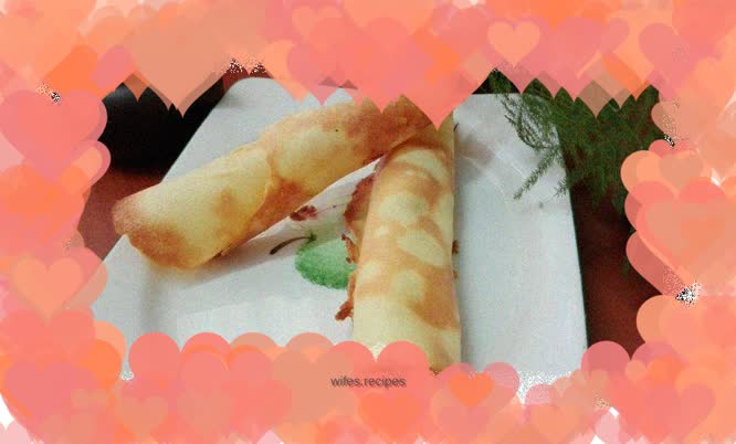 Crispy egg rolls