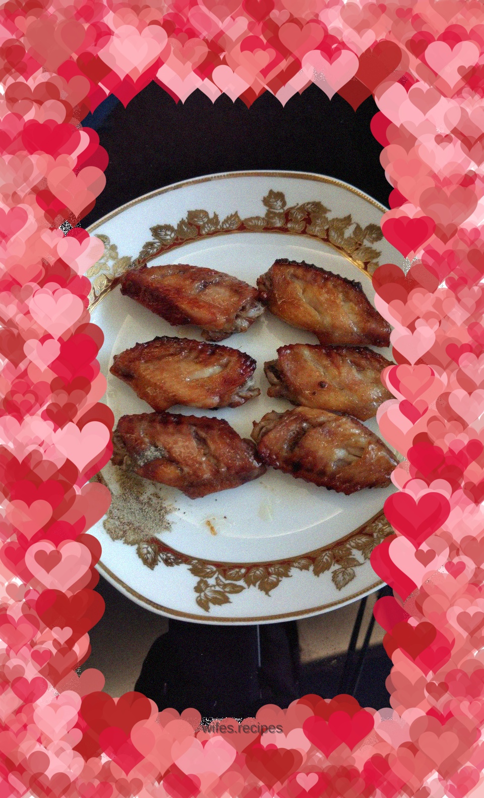 Grilled chicken wings