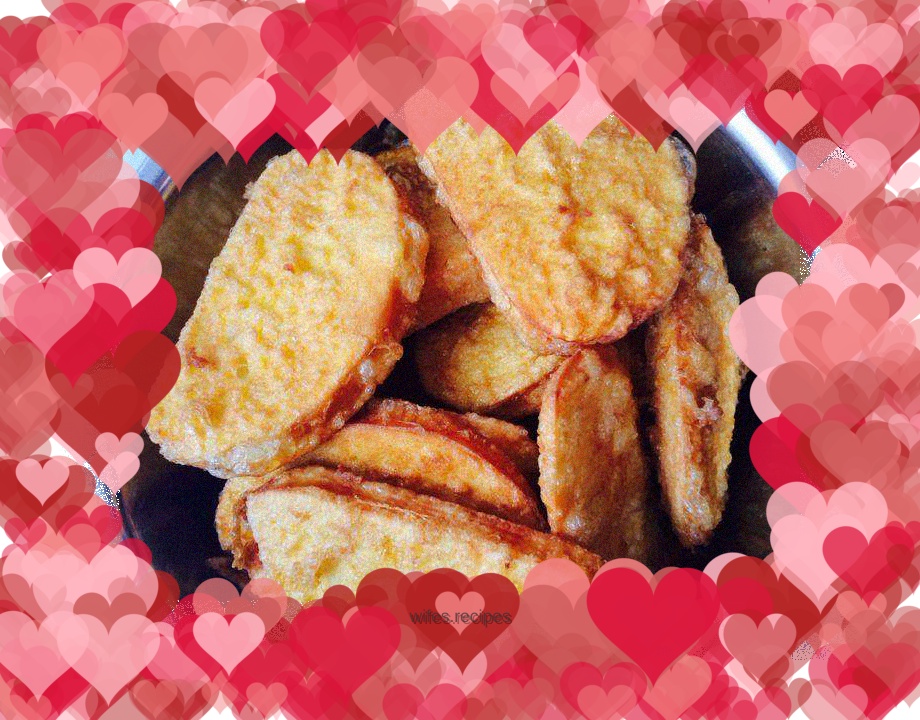 Fried bun slices