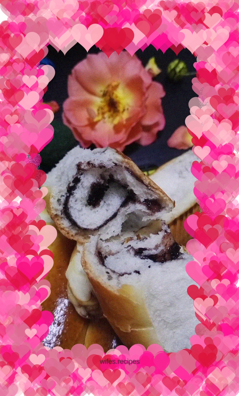 Creamy blueberry soft steak buns