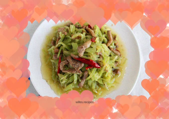 Stir-fried Shredded Pork with Lettuce