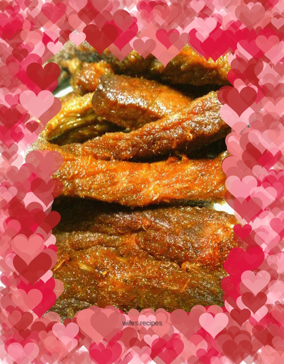 Cumin flavored beef jerky