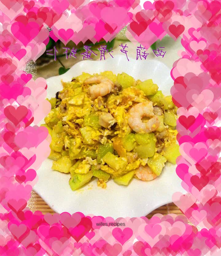 Zucchini, Egg and Shrimp