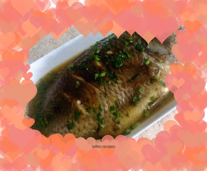 Braised crucian carp