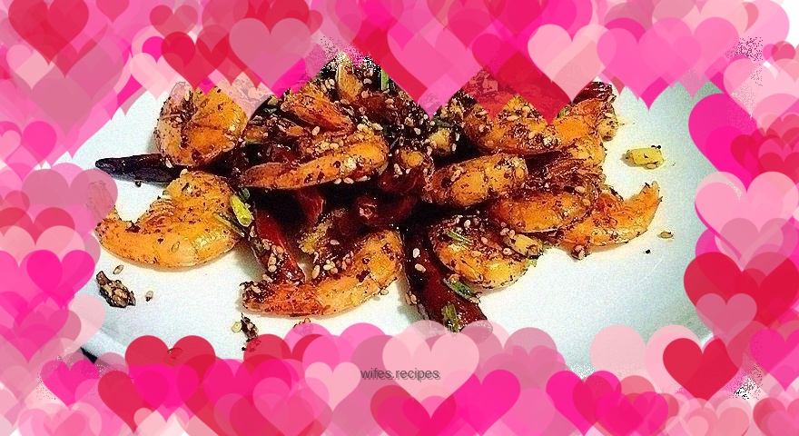 Pan-fried shrimp