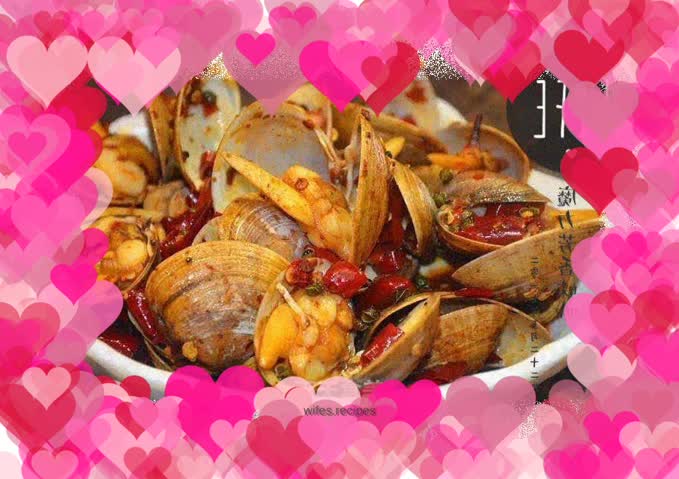 Spicy yellow clams