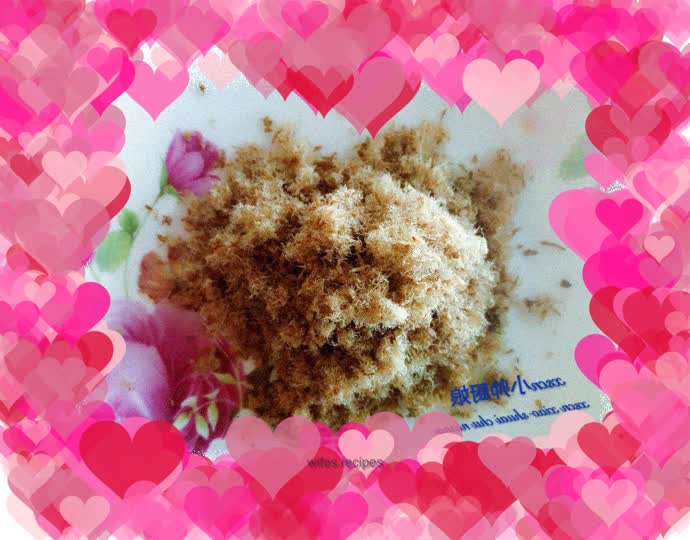 Homemade beef floss~ACA bread machine version