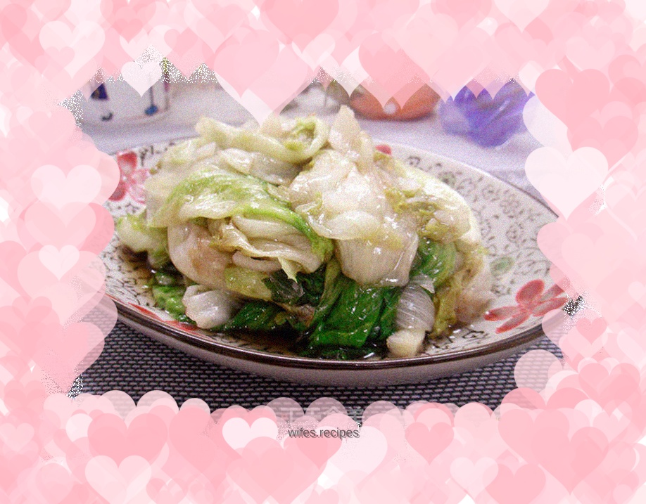 Garlic oyster sauce lettuce