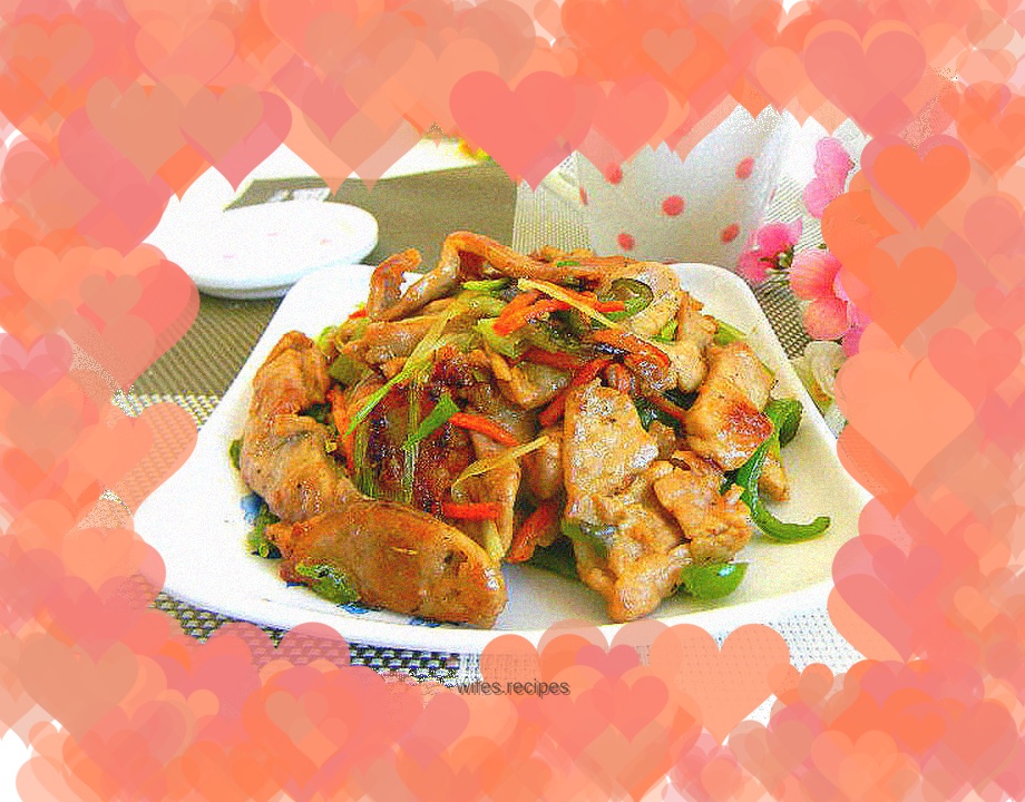 Stir-fried tenderloin