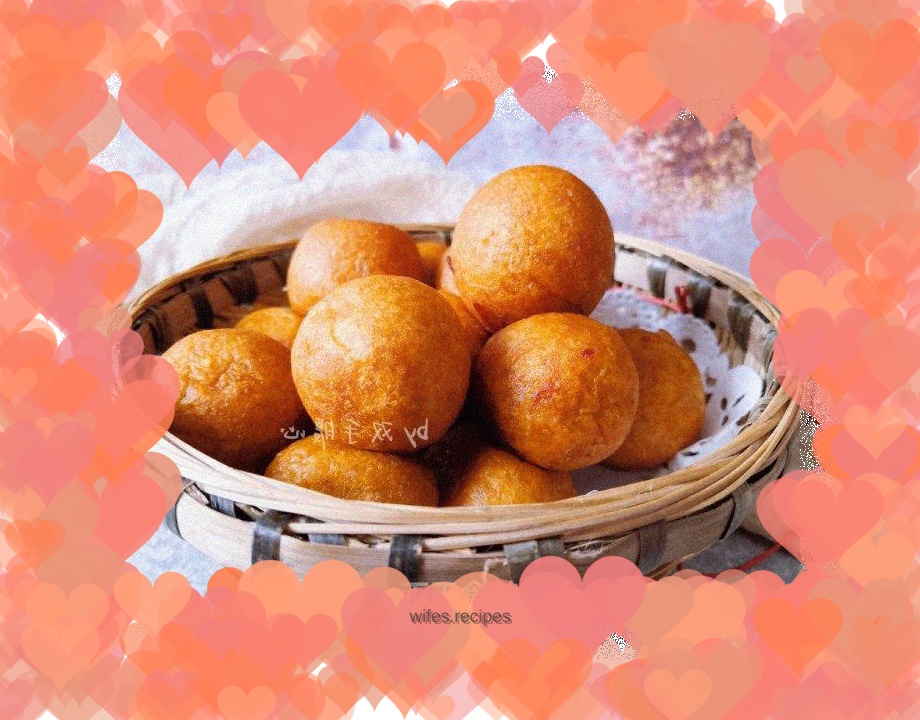 Sweet Potato Glutinous Rice Balls
