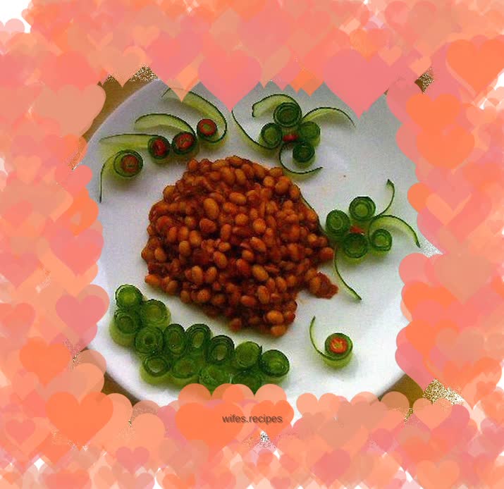 Boiled Soybeans with Tomato