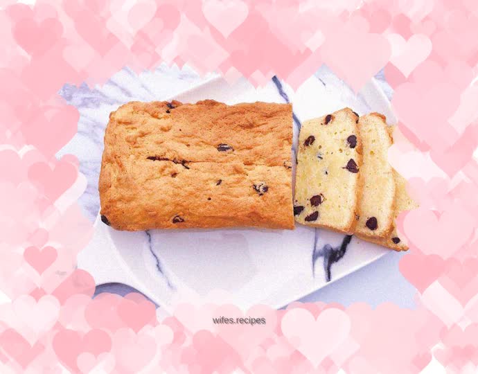 Cheese Chocolate Chip Pound Cake