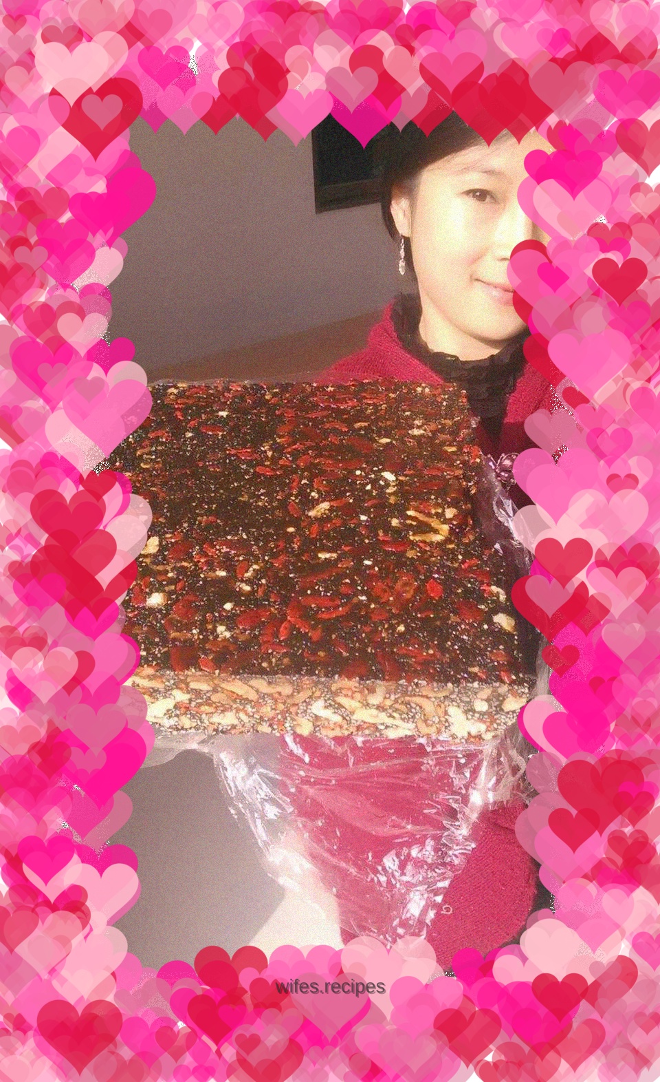 Purely handmade donkey hide gelatin cake