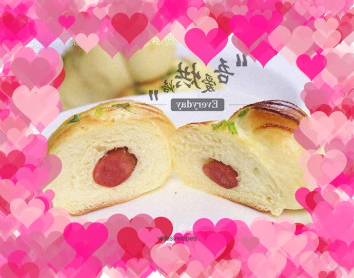 A good partner for breakfast - sausage buns
