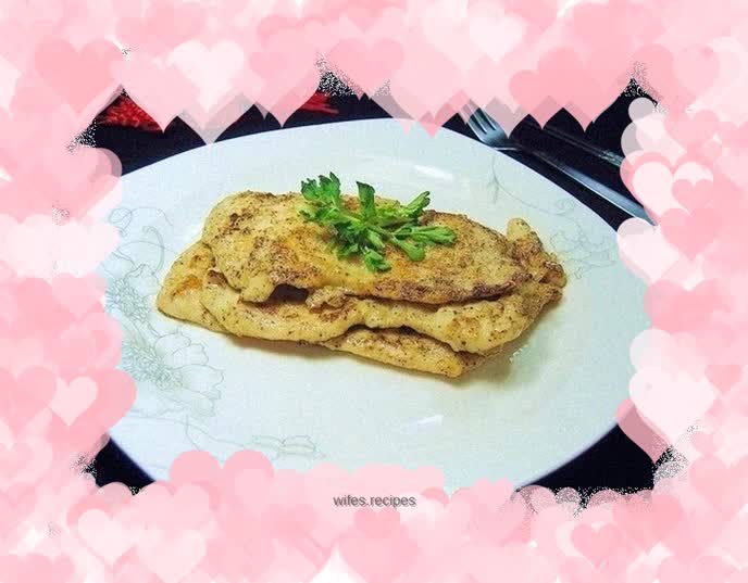 Four simple steps to delicious food - Black pepper fried chicken steak