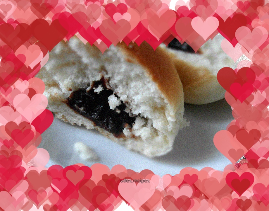 Simple version of bean paste snack bag