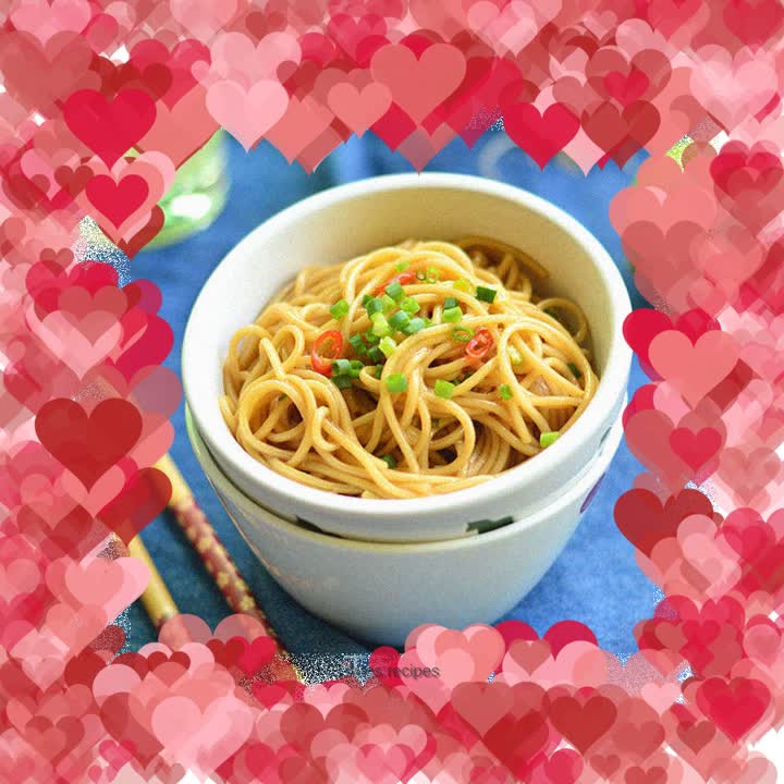 Scallion oil noodles