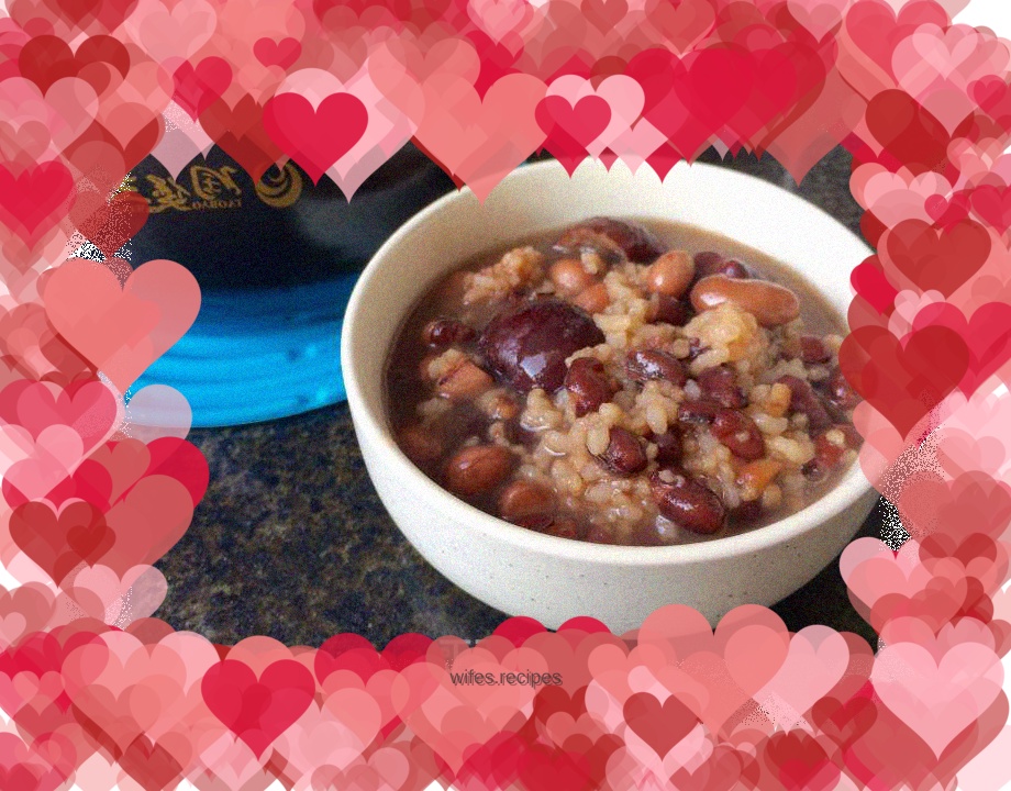 Sanhong blood-tonifying porridge