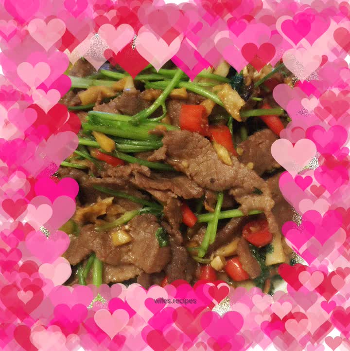 Stir-fried yellow beef