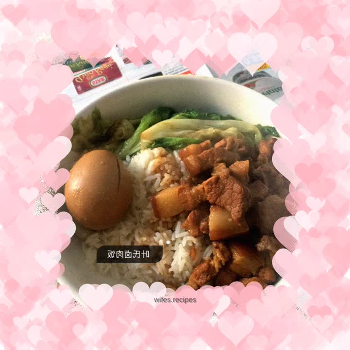Braised pork rice