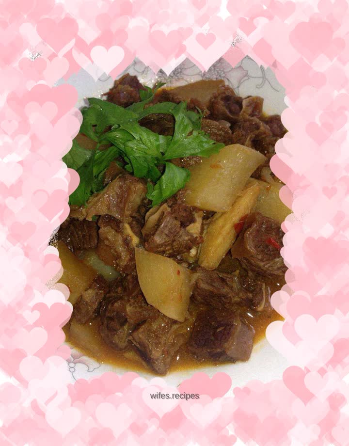 【radish beef brisket】