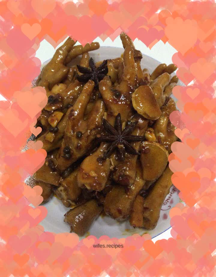 Braised chicken feet