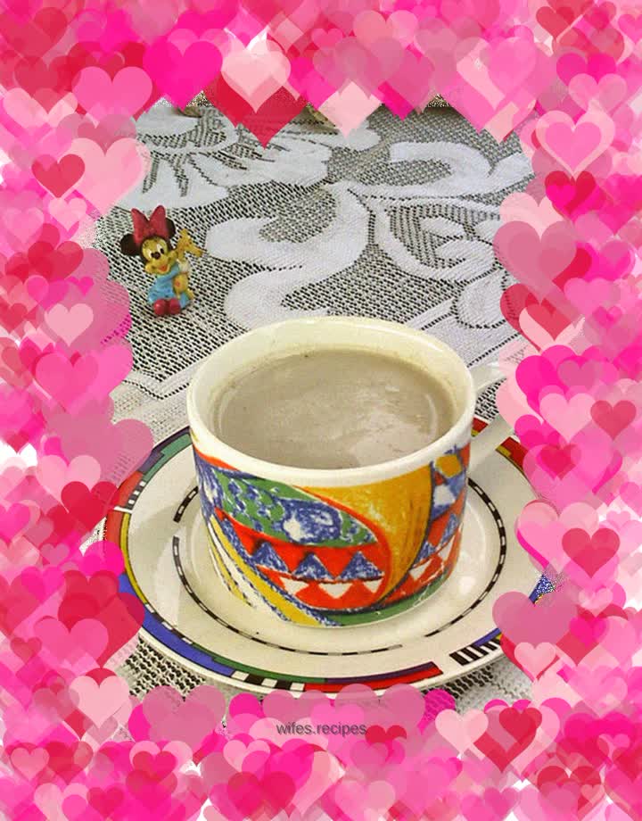 Thick black soy milk