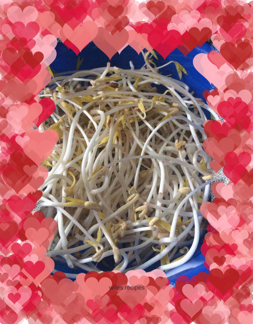 Home method of quickly growing bean sprouts